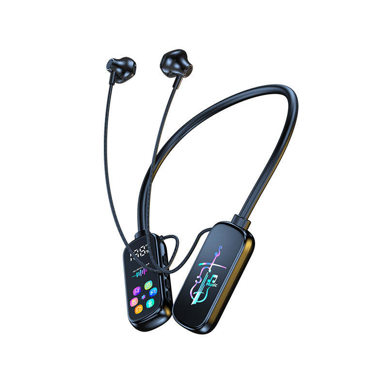 [大注文] プライベートモデルワイヤレス Bluetooth ヘッドセットカラースクリーンヘッドセット超長バッテリー寿命歌うイヤーバックカードユニバーサルモデル|undefined