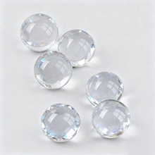 透明亚克力球无孔圆珠diy亚克力白色透明球摆件饰品配件跨境批发