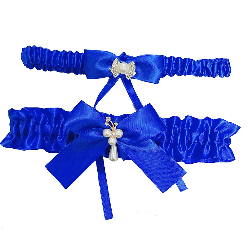 Creative New Bridal Socks Belt, Lace Leg Ring Water Diamond Garter Belt, European Wedding Sexy Accessories, One Piece Dropshipping