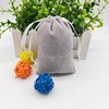 Pingshan, Shenzhen Manufactor Gray flannel bags Knitting bottom Washable flannel Flocking cloth Bundle pocket Velvet