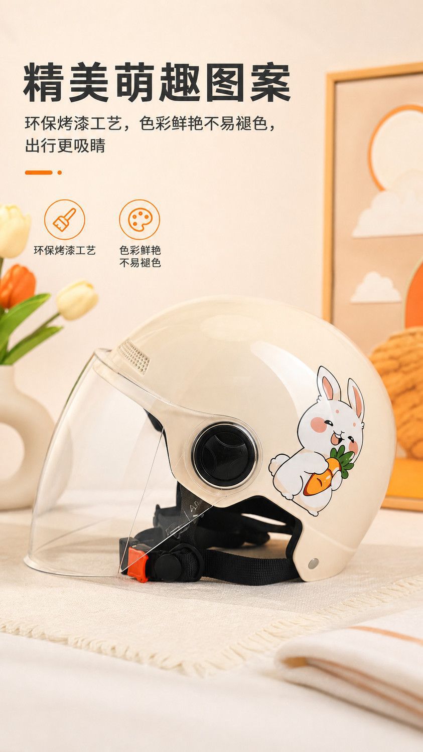 New national standard 3C certified electric vehicle helmet for men and women, summer sun protection, suitable for all seasons, adjustable riding safety helmet