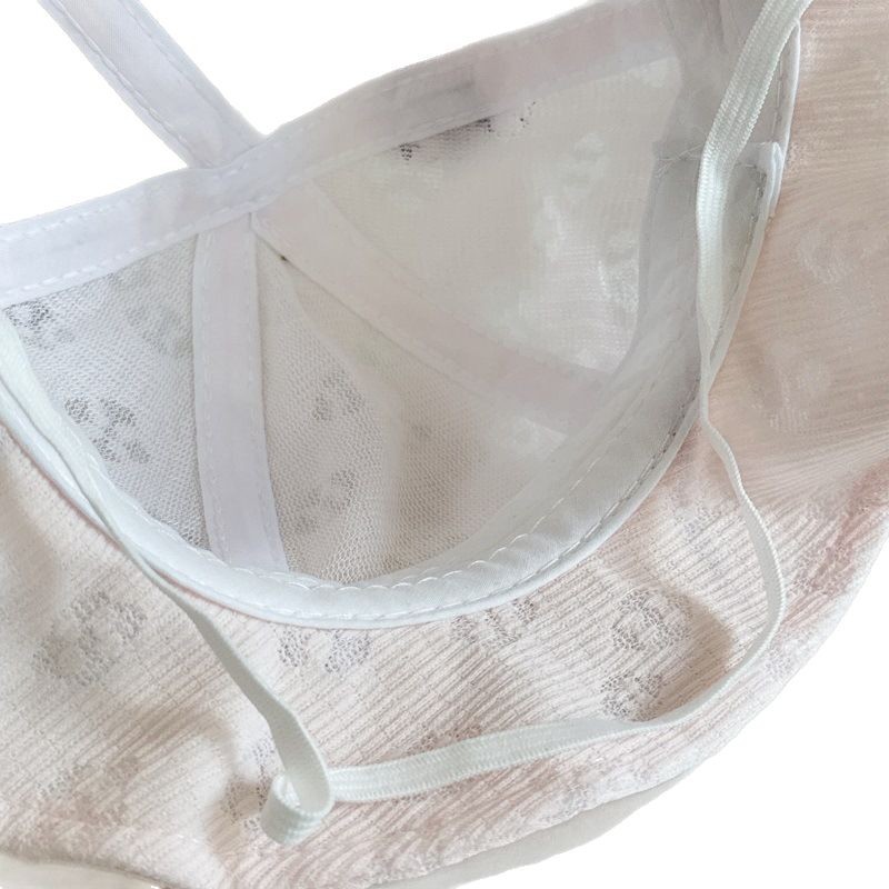 Bebé primavera y otoño gorra de pescador lindo dulce gorra princesa sombrero sombrero de sol para bebés a prueba de viento ajustable gorra de algodón