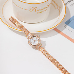 牌時尚輕奢女表學生滿天星石英小眾鑲鑽手鍊女士手錶批發熱銷