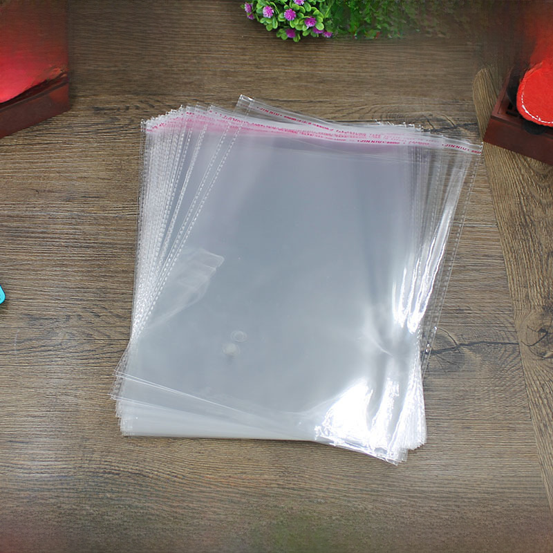 OPP袋批發 加厚7絲 14*28CM 透明封口袋 不乾膠自粘袋包裝袋100隻
