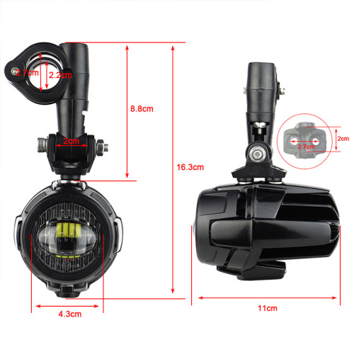 Suitable for BMW motorcycle fog lights universal water bird motorcycle LED fog lights auxiliary lights BMW G1200GS