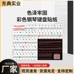 88/61/54/49键 钢琴键盘贴纸电子琴贴五线谱简谱手卷钢琴贴音准贴