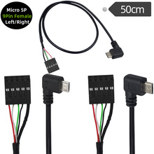 9�׶Ű��g��H2.54��USB���Ӿ�Micro 5P���ҏ����^�Ű�2.54/9Pĸ