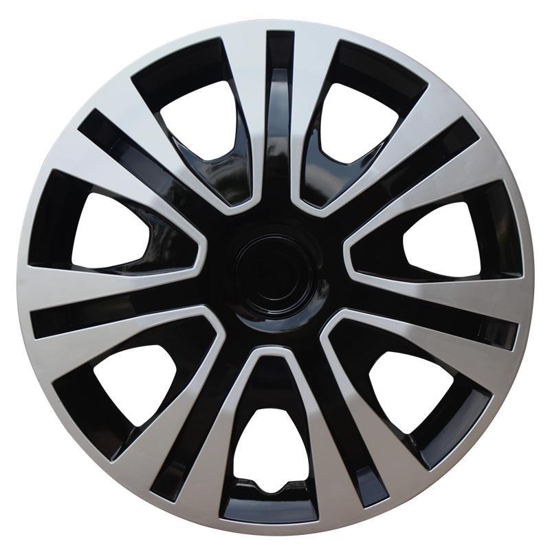 Universal – Universal Modified Hub cover - 16-inch-ky-style-silver-black-1pc