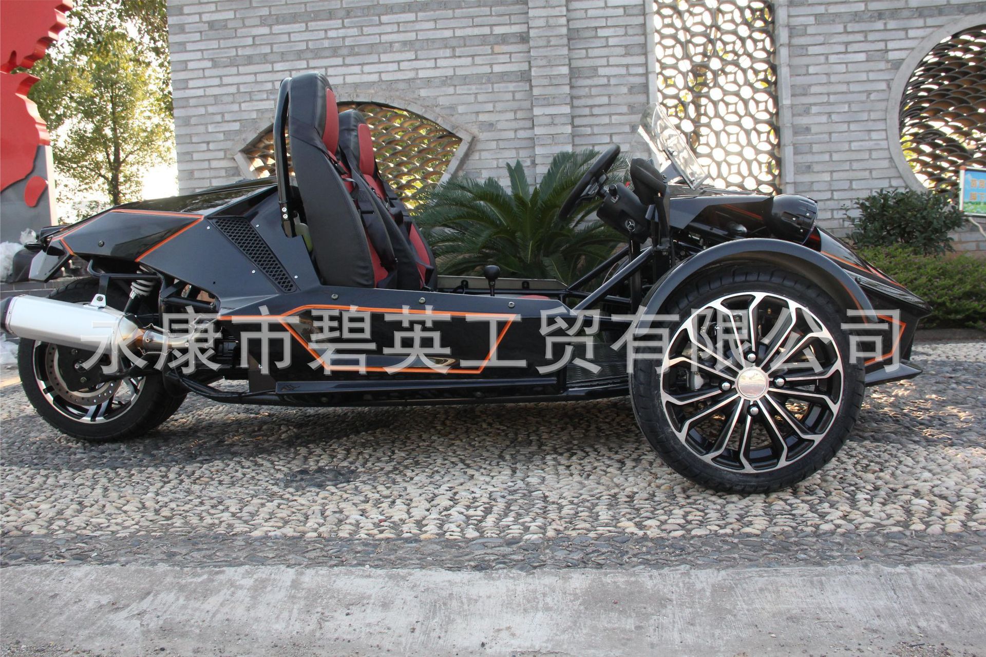 工厂生产倒三轮摩托车大功率电动版款燃油版全地形沙滩车ATV复古