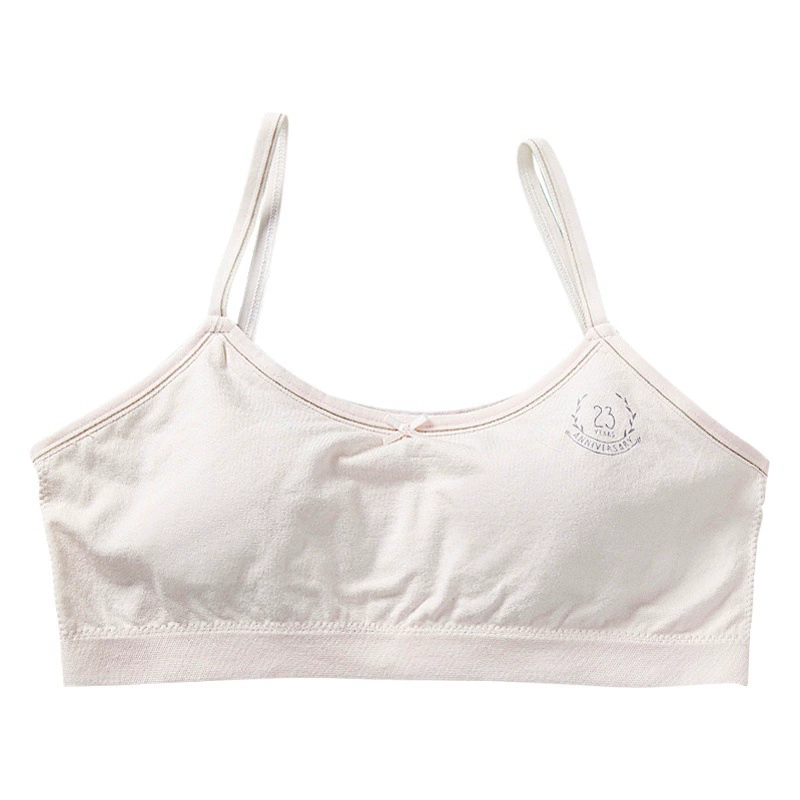 Сетчатый жилет периода развития нижнего белья для девочек для учеников начальной школы бесшовный бюстгальтер для роста детей для девочек первый этап