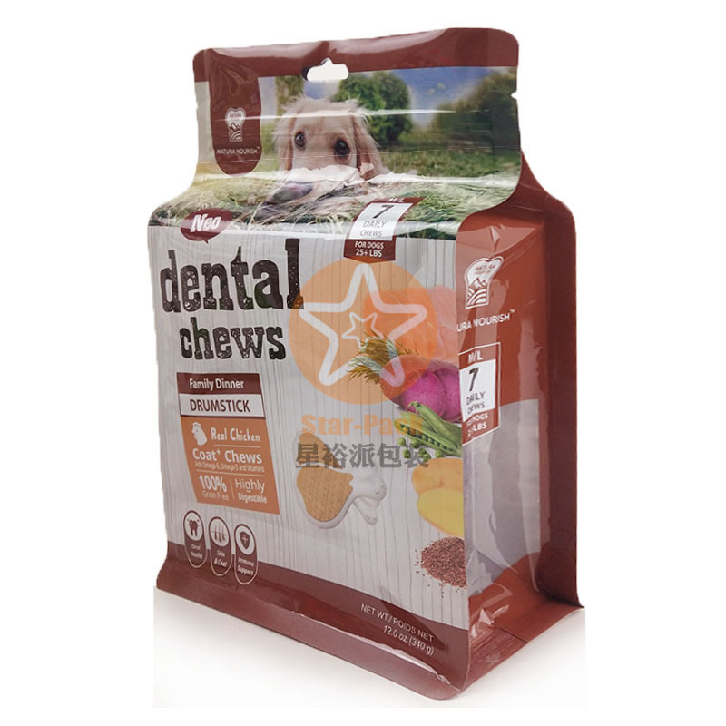 新品宠物冻干肉片自封铝箔袋 源头工厂长期来图定购狗粮零食袋