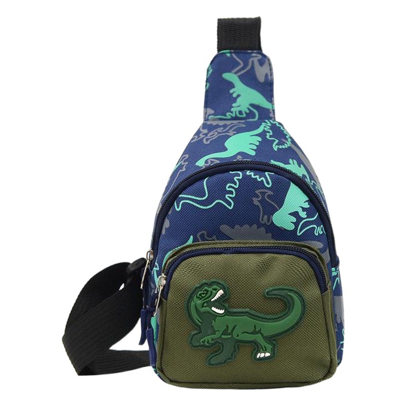 Bolso de los niños del estilo coreano 2023 otoño nuevo bolso de hombro lindo dinosaurio mini bolso de pecho moda niños y niñas bolsa de mensajero