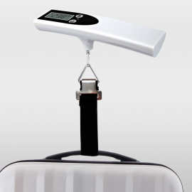 中山手持电子行李秤50kg定制跨境快递旅行箱包挂钩称重便携手提秤