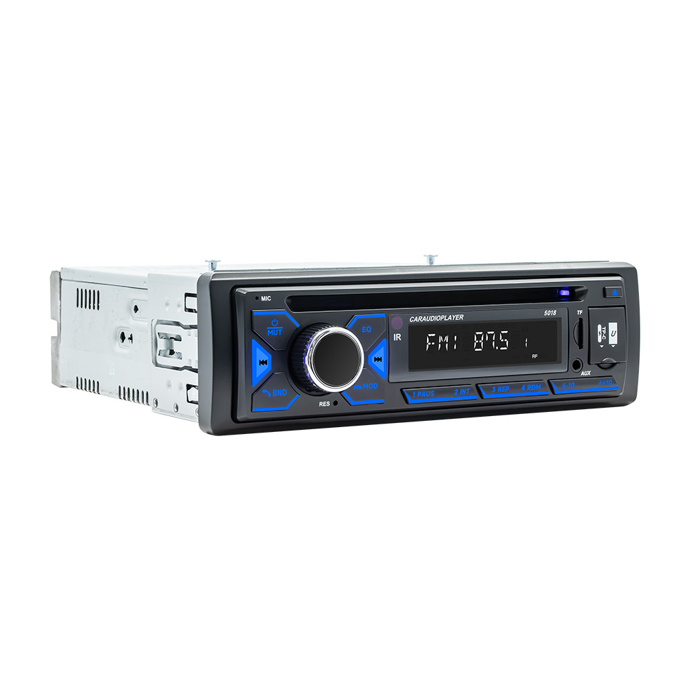 Nuevo reproductor de CD / VCD / DVD transfronterizo multifuncional de un solo eje reproductor de MP3 Bluetooth para automóviles