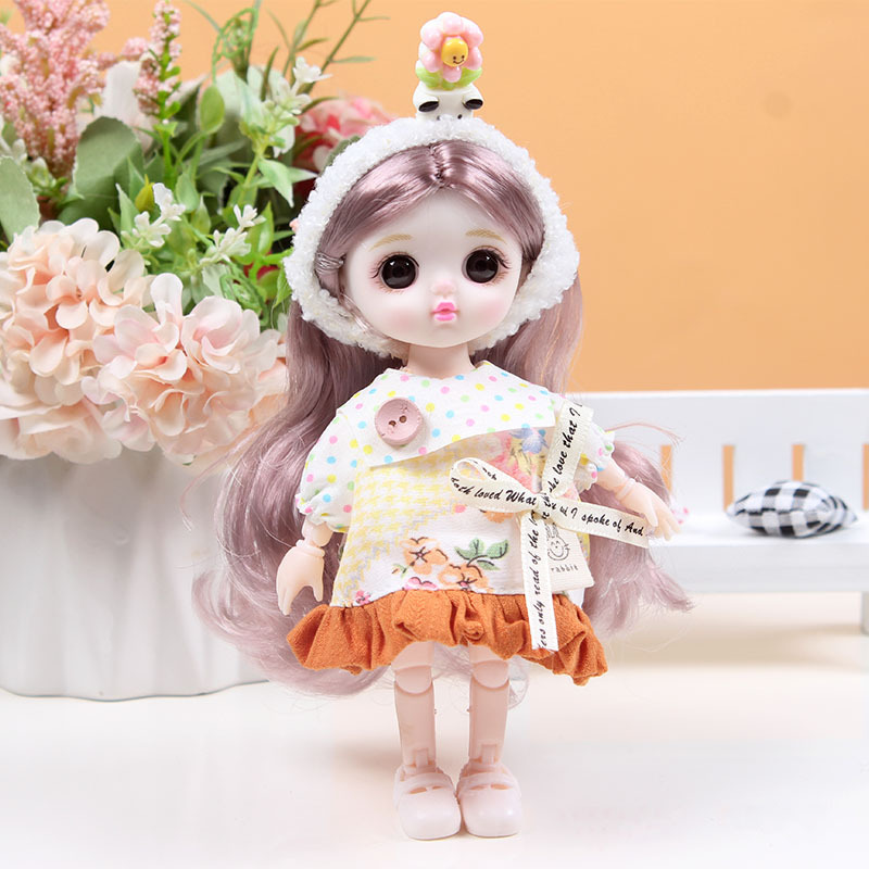 17 cm caja de regalo conjunto de marea constante muñeca Barbie muñeca muñeca cambiante articulaciones muñeca estand móvil