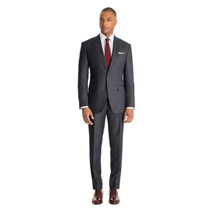 Cross-Border Custom-Made Single-Breasted Suit for Men, Spring and Autumn Style, Gray Suit for Young and Middle-Aged Men, Business Formal Jacket, No Ironing Needed
