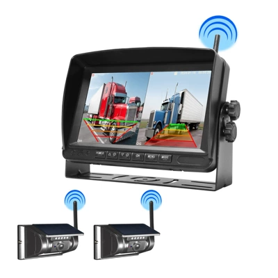Reversing Image Bsd Car – Driving recorder - 7inch-car-wireless-monitor-2-wireless-wifi-solar-magnetic-cameras