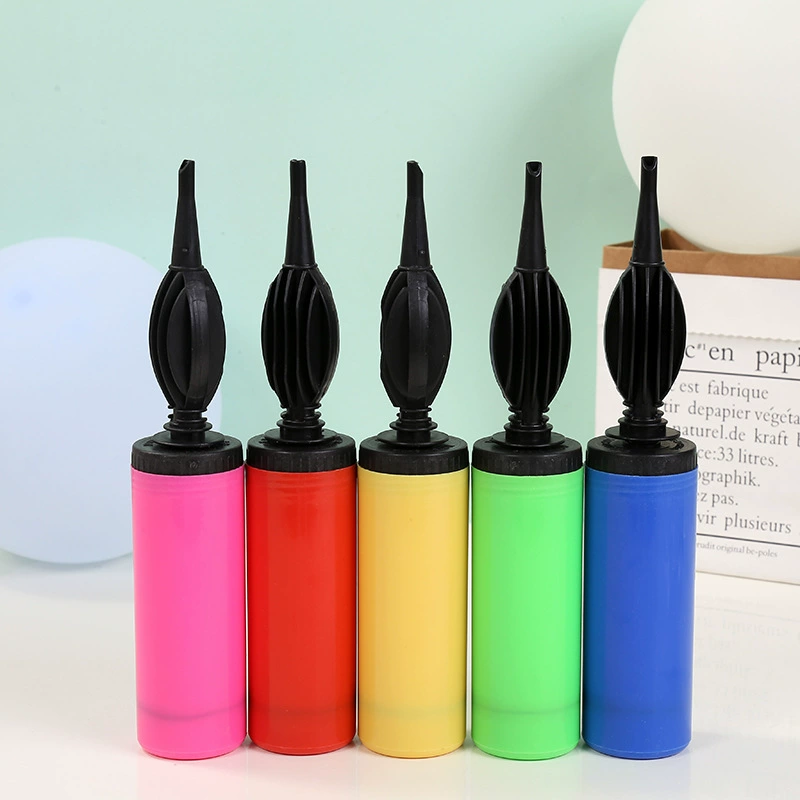 Портативный Мини Ручной толчок воздушный шар насос украшения сайта большой маленький размер воздушный шар плавательное кольцо надувной цилиндр