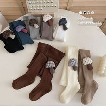 蘑菇儿童连裤袜春秋冬新款百搭A类女童打底裤袜无骨连裤袜