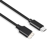 Type-C转MicroB移动硬盘线USB3.0笔记本电脑手机高速Type-C硬盘线