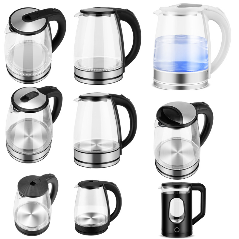 Hervidor eléctrico comercio exterior transfronterizo acero inoxidable hervidor rápido doméstico apagado automático hervidor eléctrico