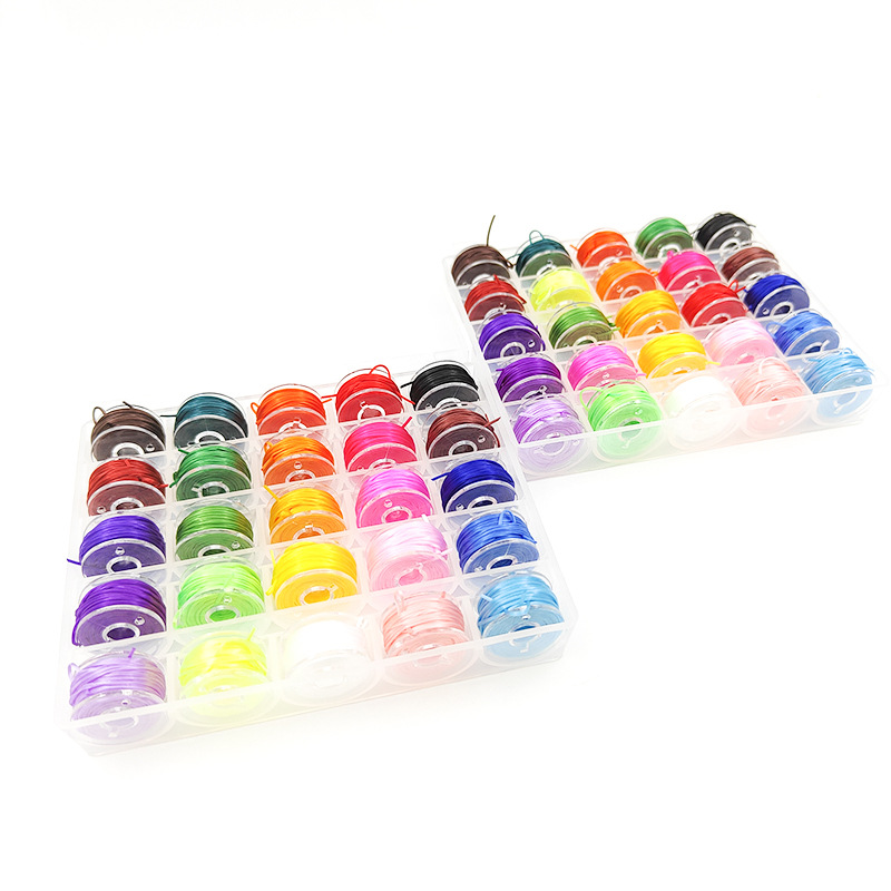25色手串绳弹力绳水晶绳串珠串手链穿珠子文玩扁丝线松紧耐磨皮筋