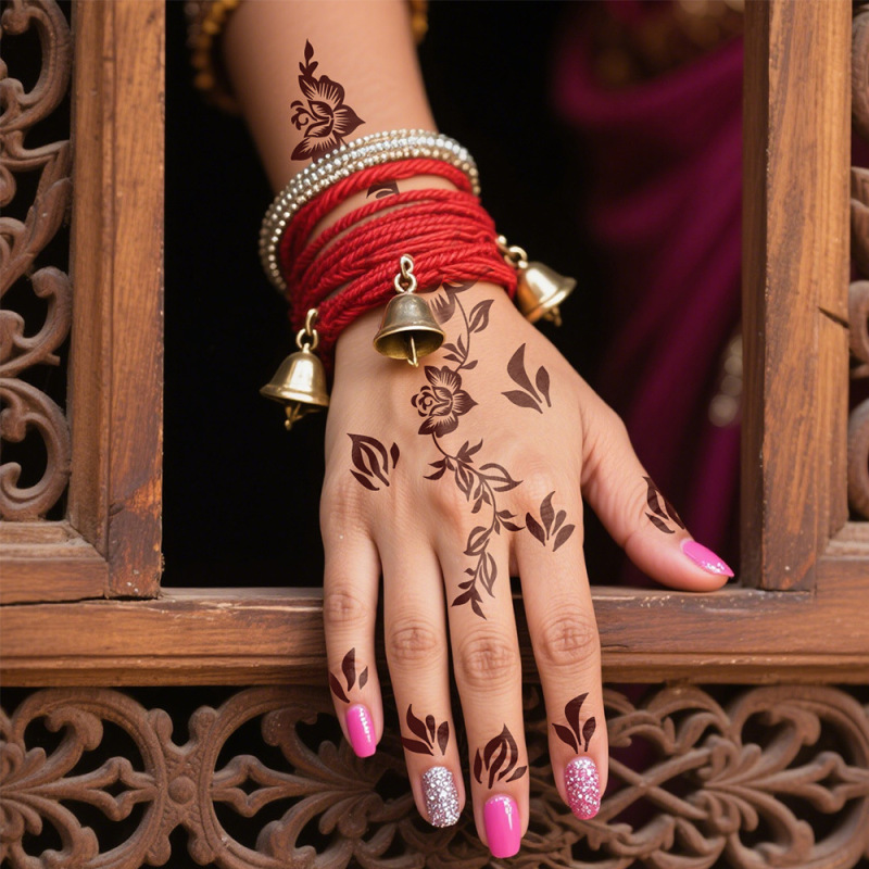 Cross-Border Hot-Selling Indian Henna Tattoo Templates, Floral Pattern Hollow-Out Stickers, Hand and Body Painting Tattoo Stickers Cross-Border Hot-Selling Indian Henna Tattoo Templates, Floral Pattern Hollow-Out Stickers, Hand and Body Painting Tattoo Stickers