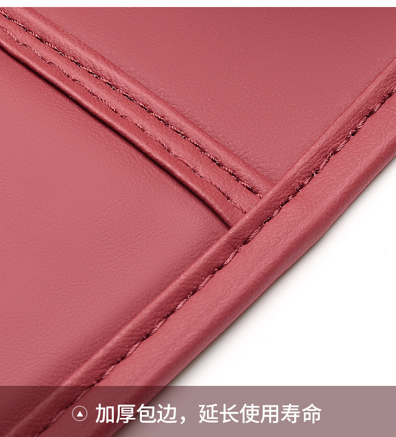 Car seat back anti-kick cushion storage bag rear storage hanging bag car child rear seat car backrest protection pad