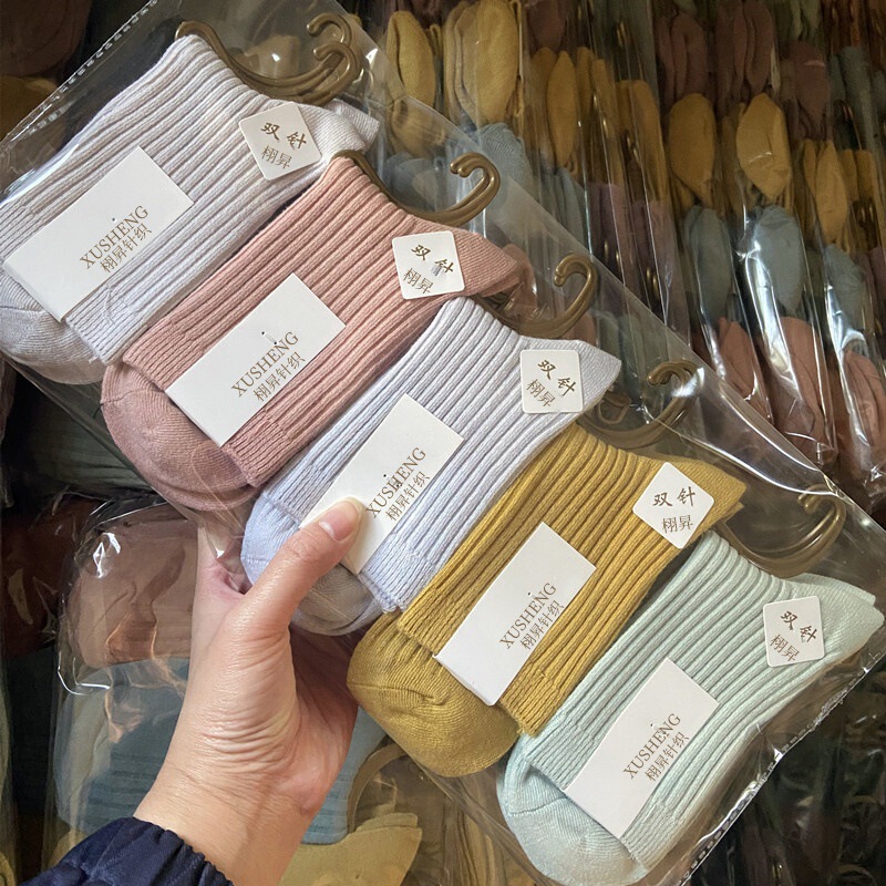 Women's Socks for Spring and Autumn, Mid-Calf Casual Versatile Retro Style, New Antibacterial Maternity Socks, Ladies' Long Socks, Zhuji Socks Women's Socks for Spring and Autumn, Mid-Calf Casual Versatile Retro Style, New Antibacterial Maternity Socks, Ladies' Long Socks, Zhuji Socks