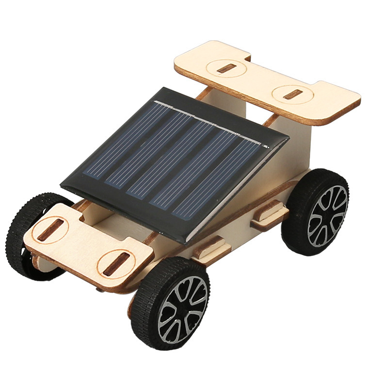 小学生の科学実験教材 DIY 手作り材料科学技術少量生産機器木製ソーラーカー|undefined