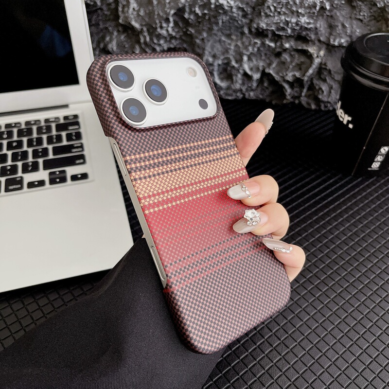 Suitable for Apple 17Promax Half-Pack Carbon Fiber Pattern Mobile Phone Case Iphone16 Frosted Ultra-Thin Anti-Fall Protective Cover Suitable for Apple 17Promax Half-Pack Carbon Fiber Pattern Mobile Phone Case Iphone16 Frosted Ultra-Thin Anti-Fall Protective Cover