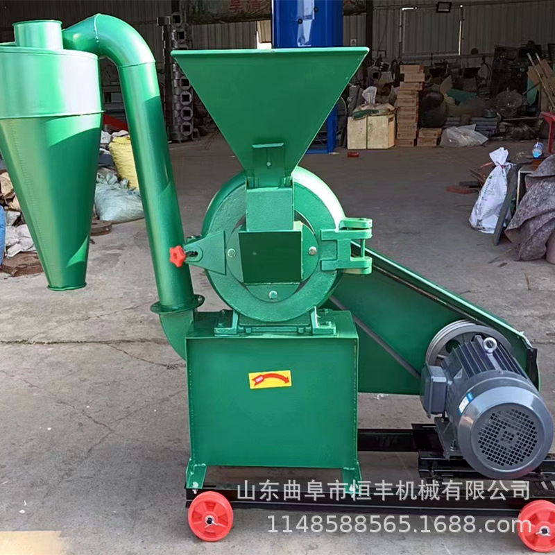 齿盘饲料粉碎机 五谷杂粮磨粉设备小钢磨 一风吹粉碎机