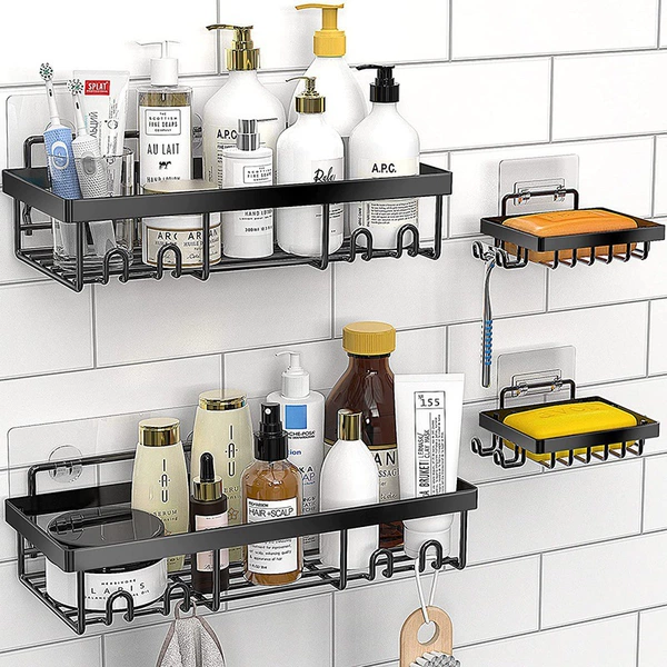 Bathroom rack four-piece set (soap rack*2)⚑⚑