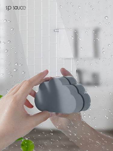 Cloud-shaped PVA water-absorbing sponge wipe to prevent scale cleaning brush kitchen bathroom washbasin to remove water droplets