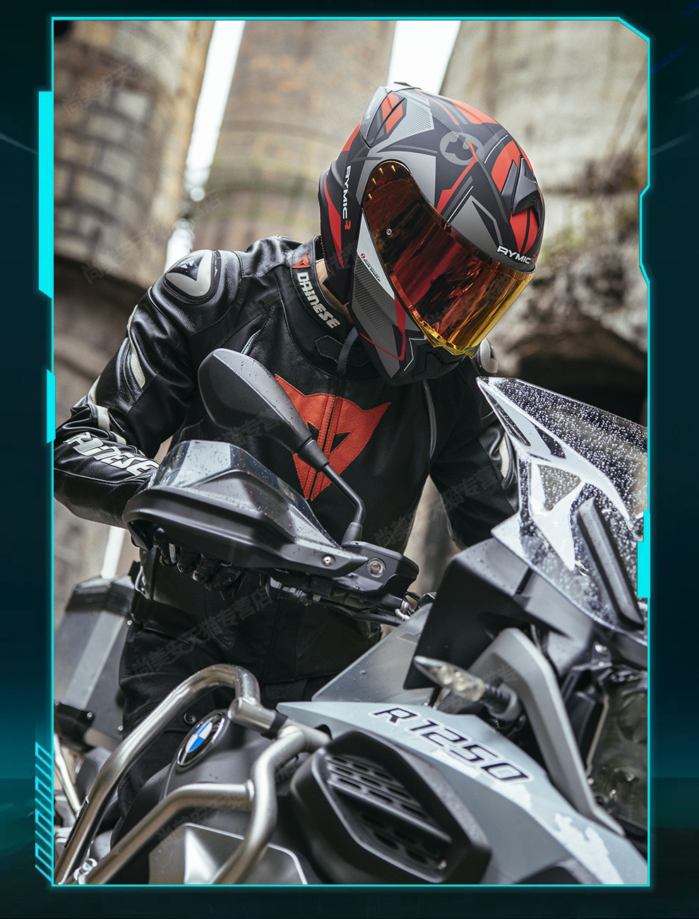Motorcycle Helmet Men Women Dual Visor Flip Up Full Face