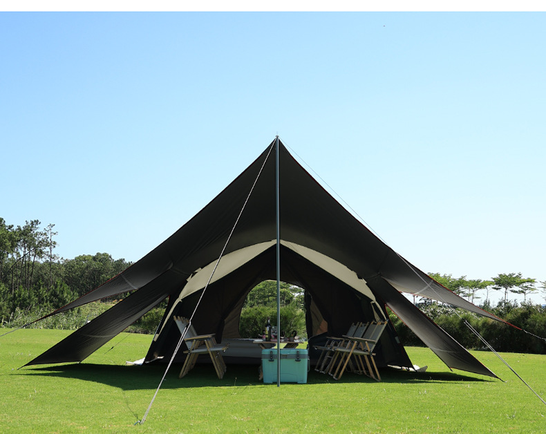 Donkey's Friend Outdoor Camping Tent Customization Multifunctional One-Bedroom-One-Living-Room Exhibition Hall Camping Canopy OEM