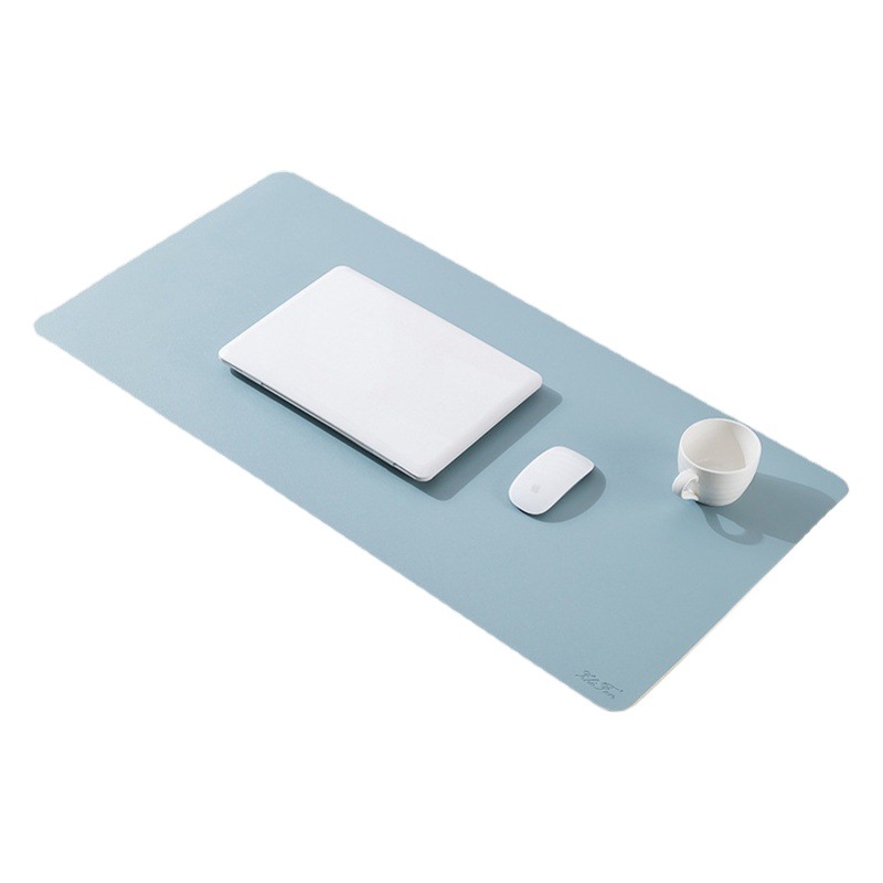 Alfombrilla de ratón de cuero de corcho para uso en la oficina, impermeable y antideslizante, alfombrilla para computadora, alfombrilla para escritorio resistente a las manchas, alfombrilla de ratón extragrande