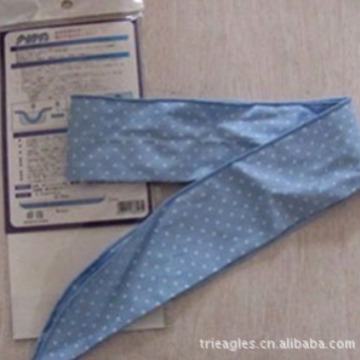 供应band cooling纯棉或涤棉冰巾neck cooling TC scarf冰爽降温