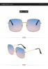 Tide, sunglasses, square glasses, fitted, 2020, Korean style, internet celebrity