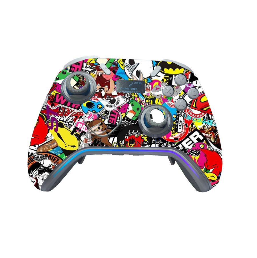 Наклейка на контроллер Octopus 4, наклейка для Force Feedback Elite Controller Apex4, совместимая с flydigi C