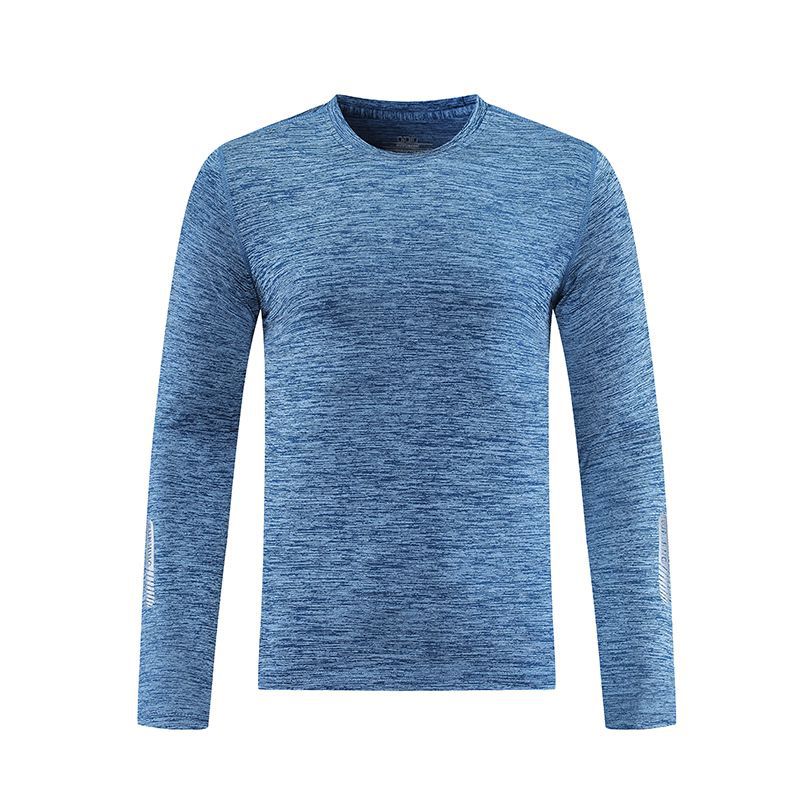 2022 otoño Camiseta de manga larga suéter de los hombres deportes de los hombres de fitness correr ropa de entrenamiento suelta camiseta casual