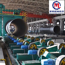 可自定义钢瓶外抛机各工位钢管外抛清理设备抛丸清理机美利机械