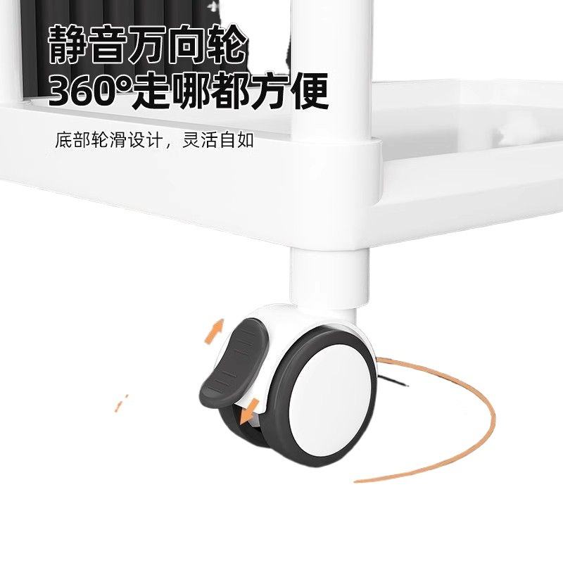 美容室専用トロリー、まつげ美容機器、手押しツールトロリー、歯科理学療法多層収納ラックトロリー|undefined