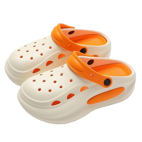 Women's Slip-on Hiking Shoes, Slip-Resistant EVA Sandals, Breathable Thick-Soled Sandals with Caps for Outdoor Wear, Men's Summer Wholesale