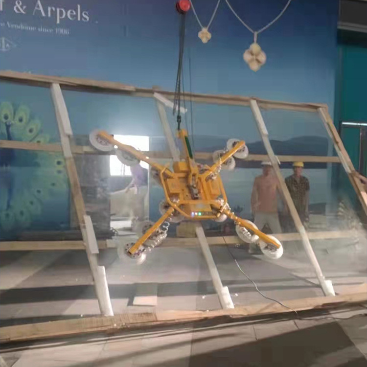 聚仁 电动玻璃吸吊机 智能双主机电动玻璃 大理石材吸盘吊机