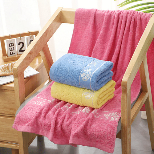 Wholesale mushroom bath towel absorbent adult household bath towel advertising welfare gift large towel dropshipping