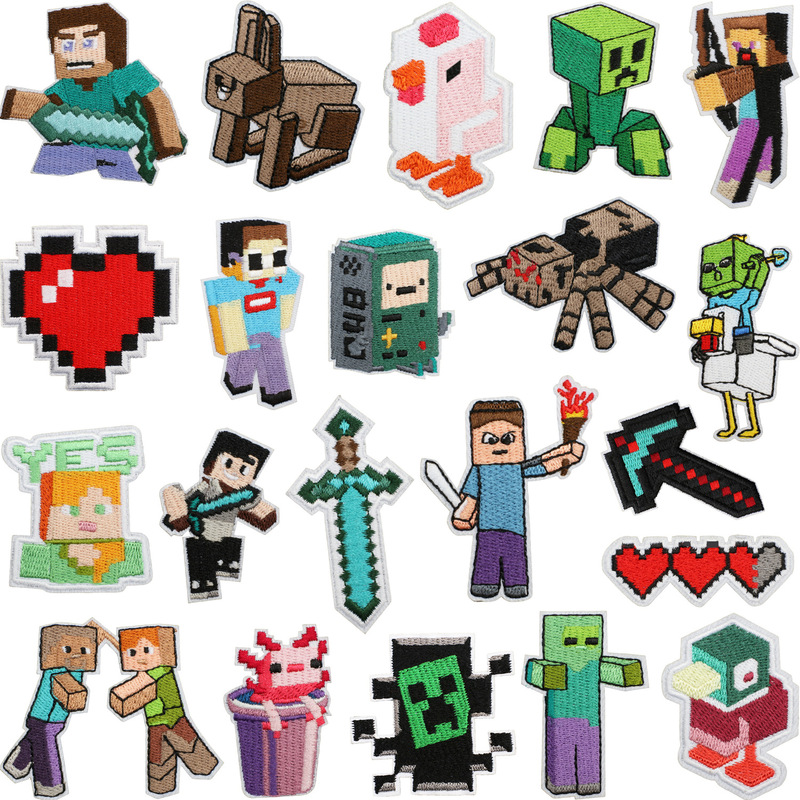 Virtual Embroidery Cloth Sticker Game Role Patch Sticker My World Computer Embroidery Zhangzi Mosaic Embroidery Mark Ironing Virtual Embroidery Cloth Sticker Game Role Patch Sticker My World Computer Embroidery Zhangzi Mosaic Embroidery Mark Ironing