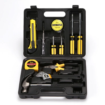Gift Combination Tool Processing, Repair kit - simple-thickened-box-12-piece-set-8012g-1