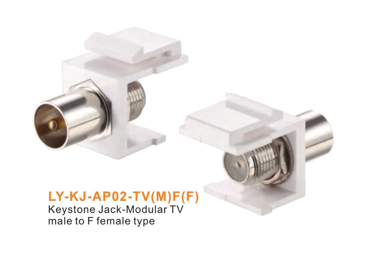 TV转F转接头音视频转接头有线电视连接器