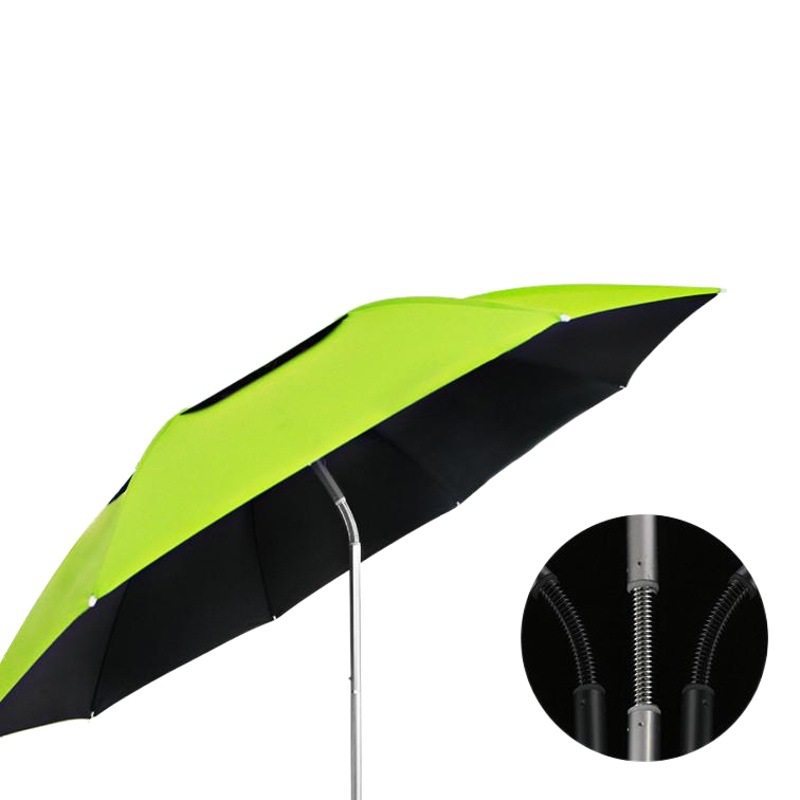 Jinwei Jiang Taigong Fishing Umbrella Universal Folding Black Glue Silver Glue 1.8 m Short Section Fishing Rainproof Fishing Umbrella Outdoor